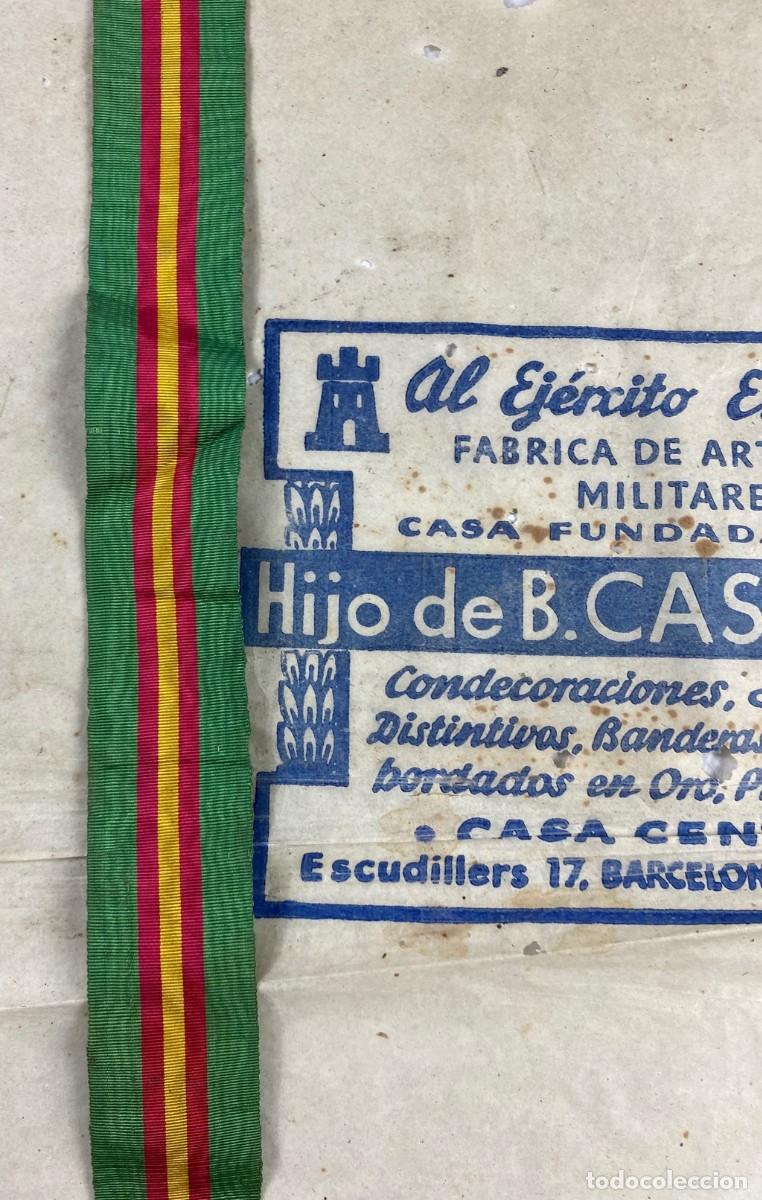 Militaria: CINTA DE CONDECORACI&Oacute;N COMERCIALIZADA EN ESPA&Ntilde;A POR CASTELLS ENTRE 1834 Y 1949 ORIGINAL REFERENCIA-3