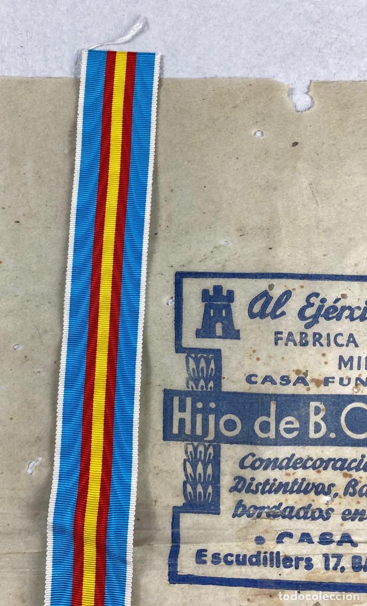 Militaria: CINTA DE CONDECORACI&Oacute;N COMERCIALIZADA EN ESPA&Ntilde;A POR CASTELLS ENTRE 1834 Y 1949 ORIGINAL REFERENCIA-3