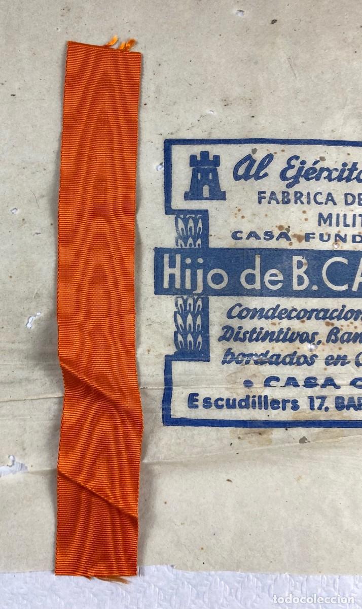 Militaria: CINTA DE CONDECORACI&Oacute;N COMERCIALIZADA EN ESPA&Ntilde;A POR CASTELLS ENTRE 1834 Y 1949 ORIGINAL REFERENCIA-3