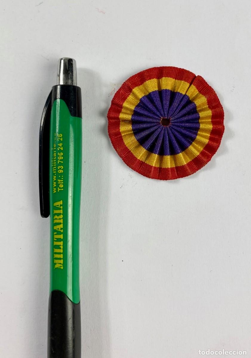 Militaria: ESCARAPELA REP&Uacute;BLICA ESPA&Ntilde;A 40mm Original
