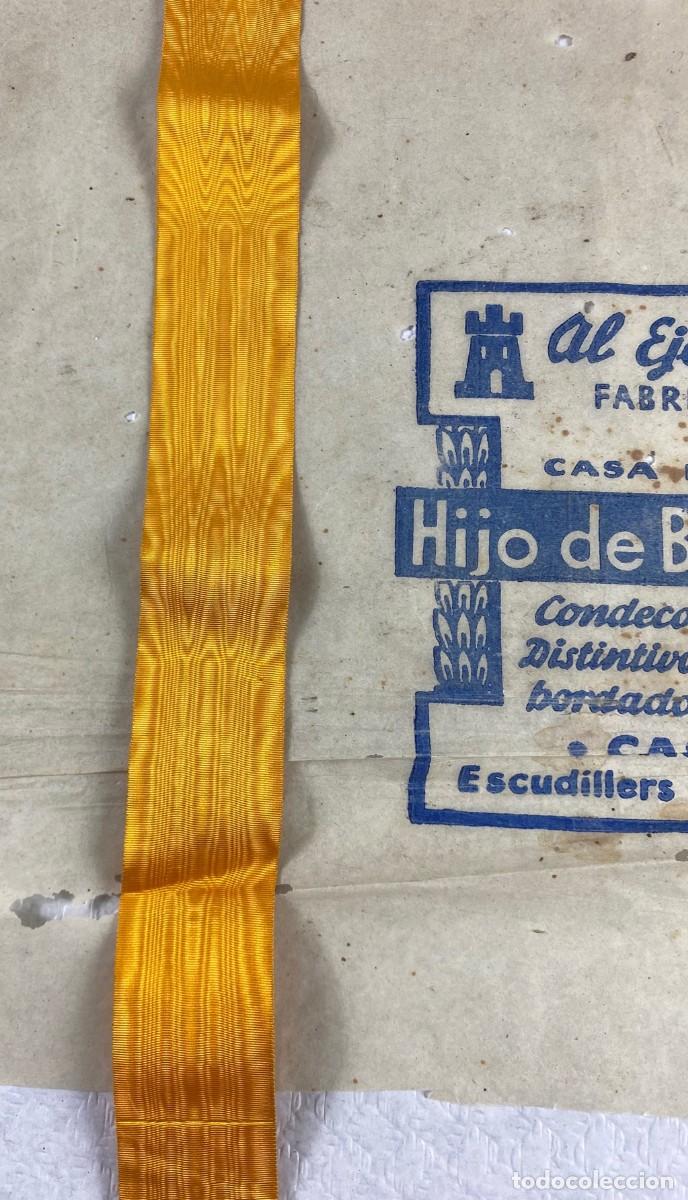 Militaria: CINTA DE CONDECORACI&Oacute;N COMERCIALIZADA EN ESPA&Ntilde;A POR CASTELLS ENTRE 1834 Y 1949 ORIGINAL REFERENCIA-2