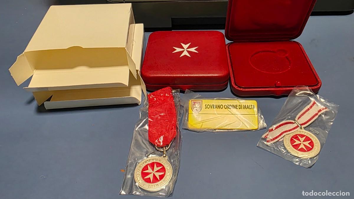 Militaria: LOTE SOBERANA ORDEN DE MALTA