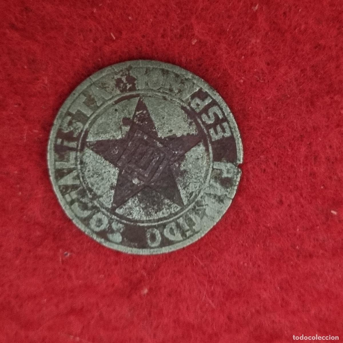 Militaria: FICHA MEDALLA POLITICA PARTIDO SOCIALISTA ESPA&Ntilde;OL UGT ANTIGUA ORIGINAL C11