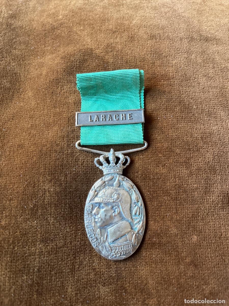 Militaria: Medalla Campa&ntilde;a de Marruecos Alfonso XIII, Pasador Larache