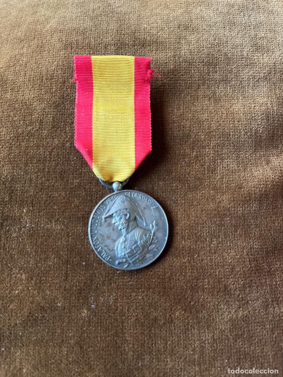 Militaria: Medalla Sitio de Zaragoza Palafox 1808-1908