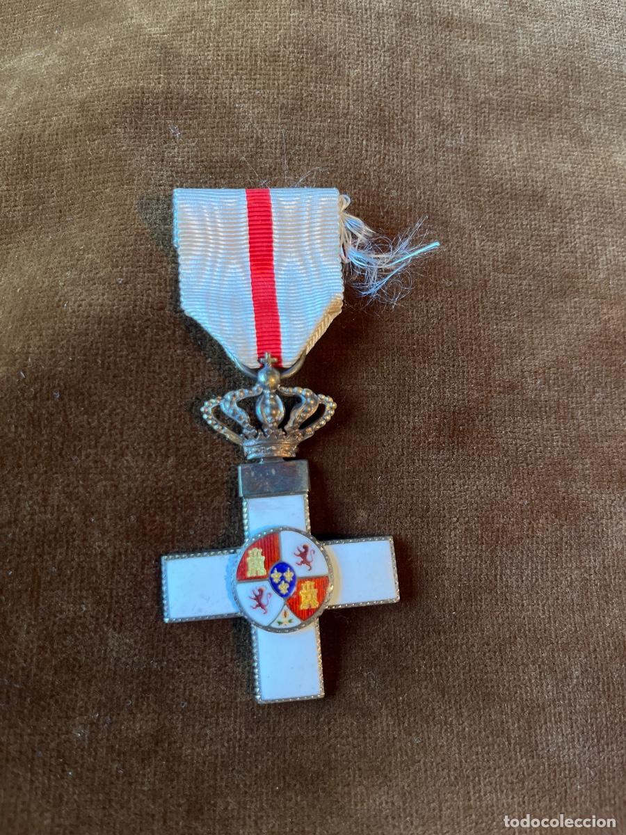 Militaria: Cruz de la Orden al M&eacute;rito Militar con Corona Mon&aacute;rquica- Alfonso XIII