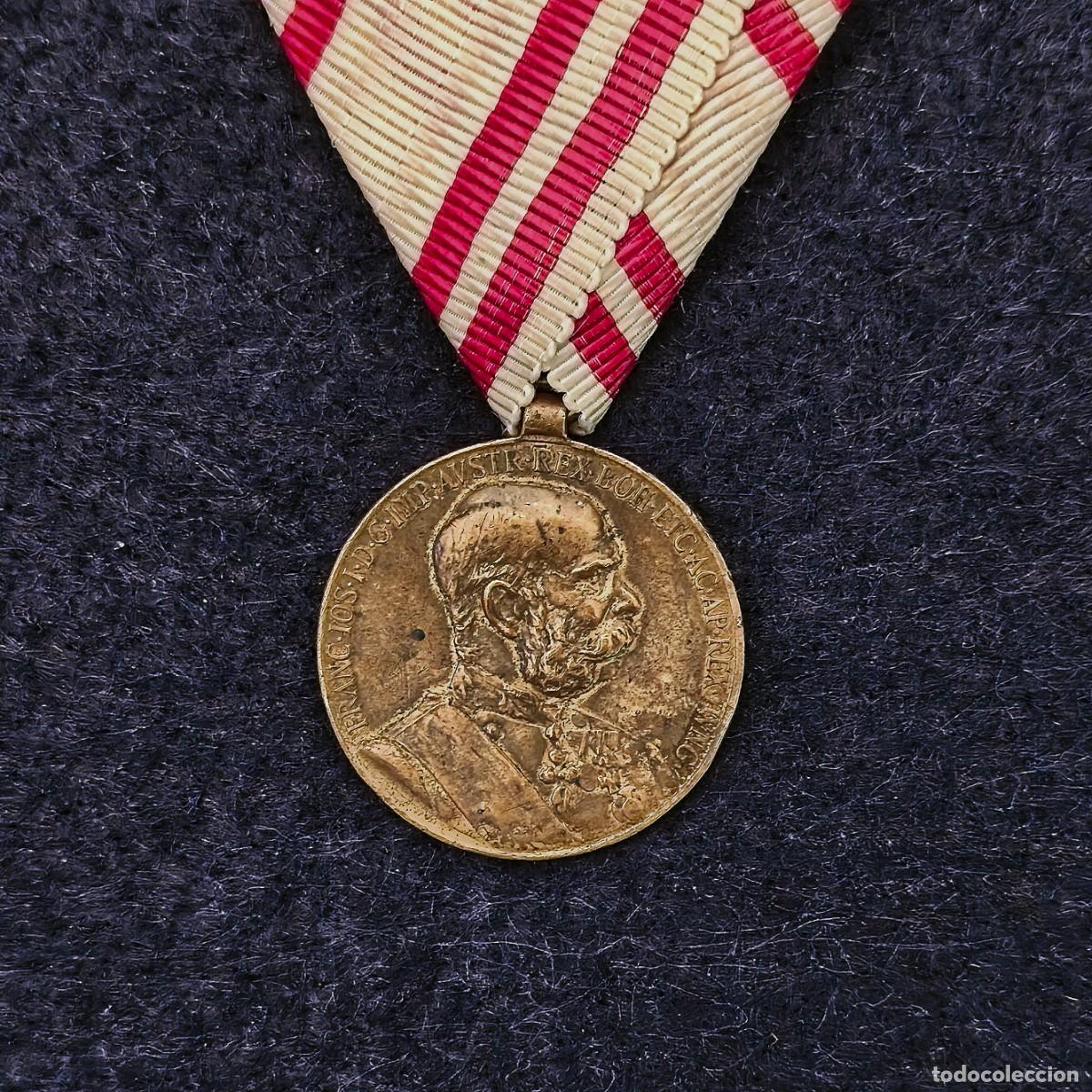 Militaria: MEDALLA SIGNUM MEMORIAE.50 A&Ntilde;OS DE REINADO DEL EMPERADOR FRANCISCO JOSE I. AUSTRO-HUNGRIA. A&Ntilde;O 1898