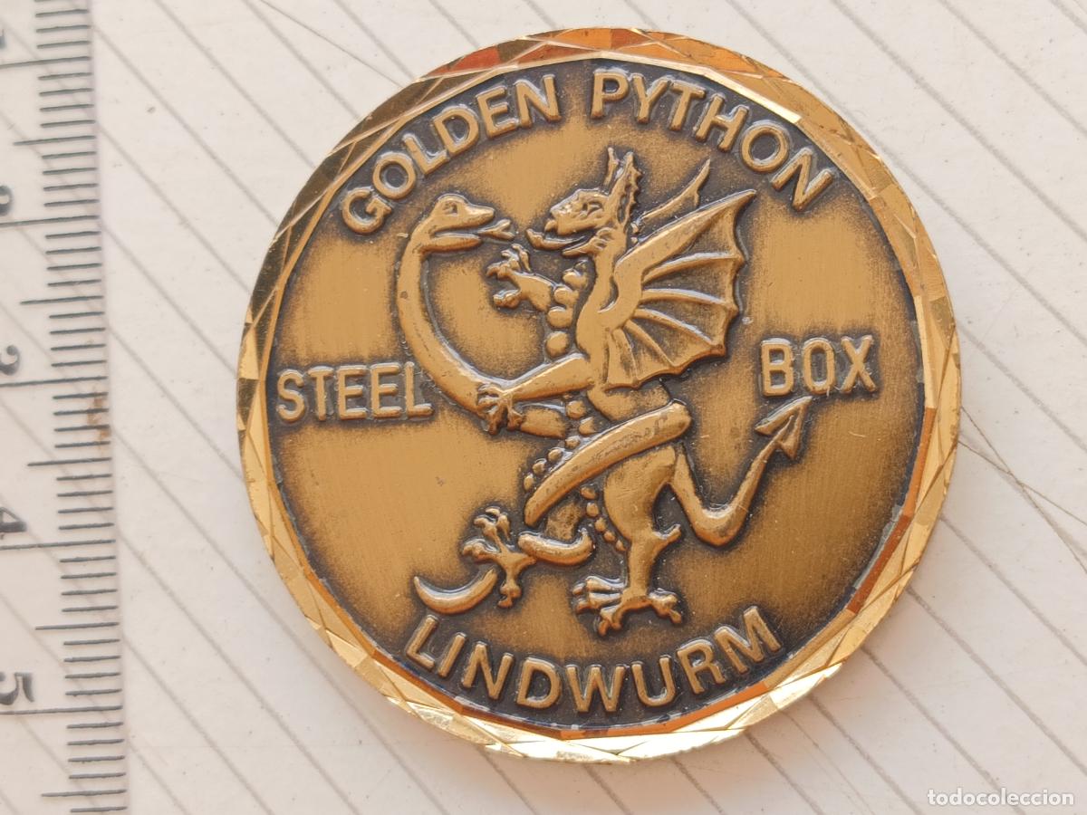 Militaria: Alemania, medalla. Erinnerungsmedaille Golden Python Lindwurm, Rheinland-Pfalz