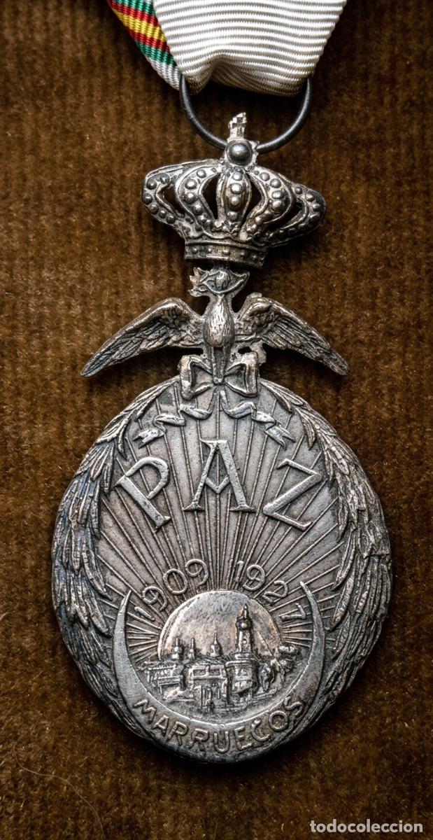 Militaria: Error Medalla de la Paz de Marruecos. con error en Leyenda 1909 &ndash; 1927