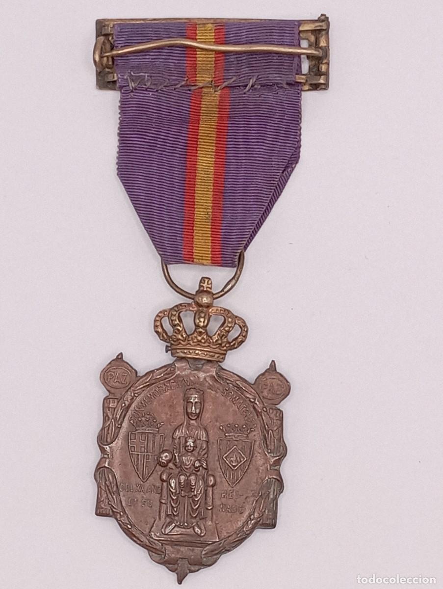 Militaria: Medalla del Somat&eacute;n de Catalu&ntilde;a. Monserrat. Alfonso XIII.