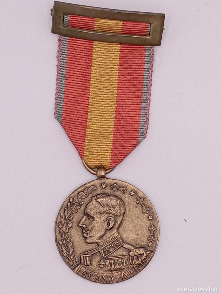 Militaria: Medalla Espa&ntilde;a-Africa. 1912. Alfonso XIII.