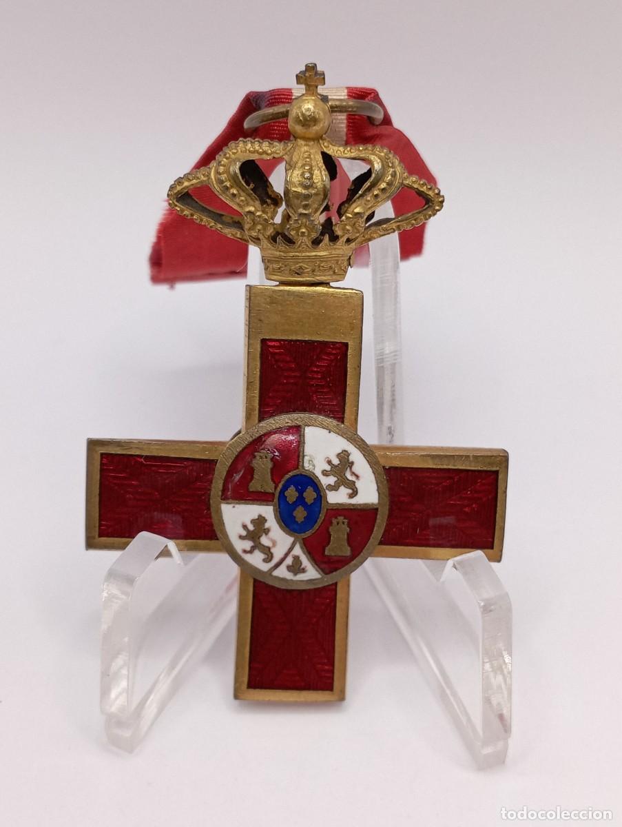 Militaria: Cruz del M&eacute;rito militar roja. &Eacute;poca Alfonso XIII. Cuba