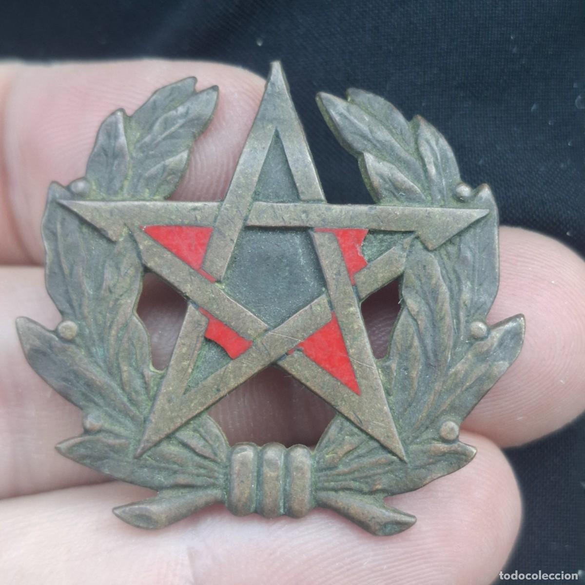 Militaria: ANTIGUA MEDALLA PIN INSIGNIA DE SIDI IFNI - A&Ntilde;OS 60 - POLICIA IFNI - ORIGINAL - PROTECTORADO ESPA&Ntilde;OL