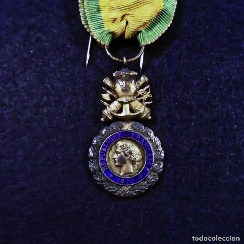 Militaria: MEDALLA DE LA REP. FRANCESA 1870. VALOR Y DISCIPLINA. III REPUBLICA. A&Ntilde;OS 1870-1940