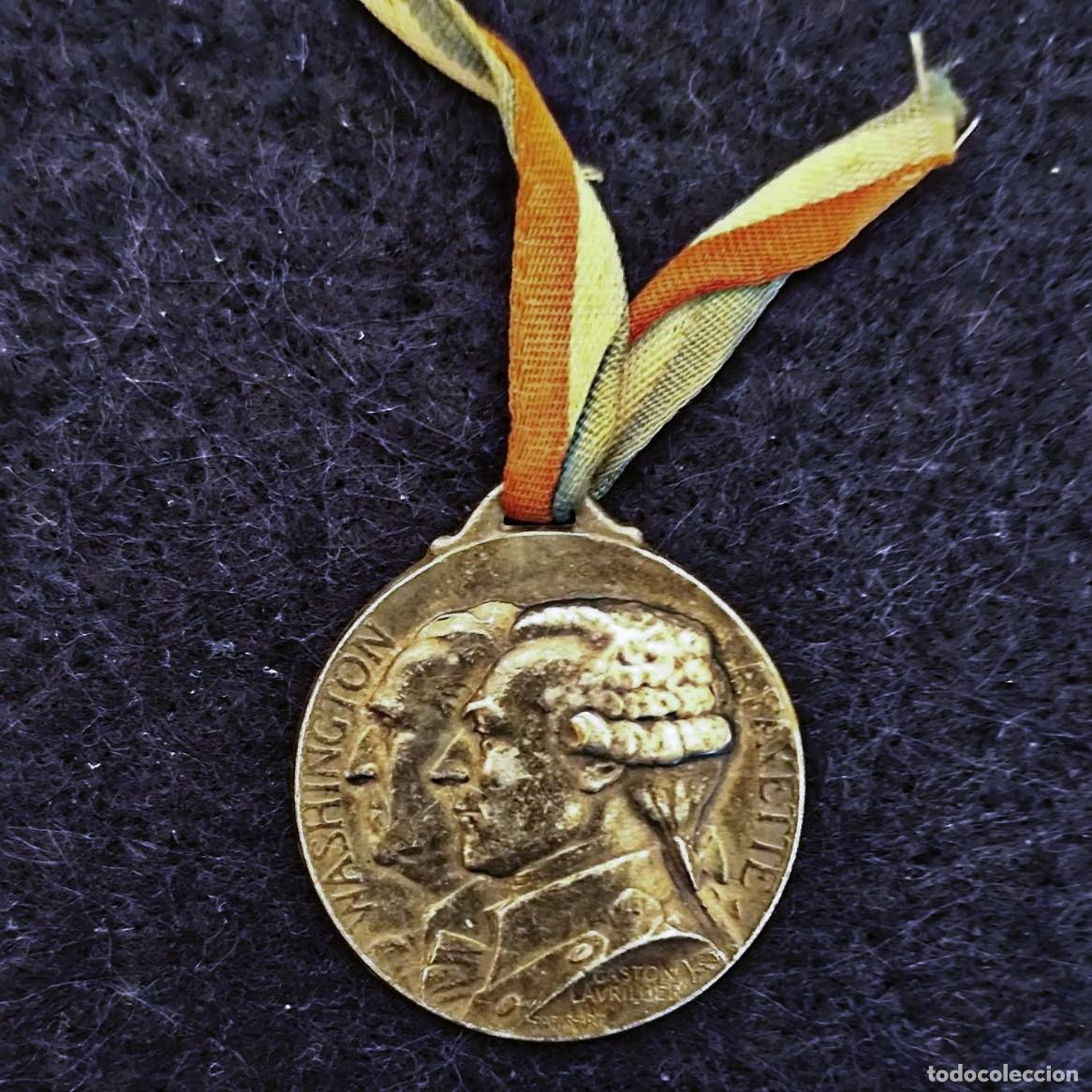 Militaria: MEDALLA JOURNE DE PARIS 4 JULIO 1776- 14 JULIO 1789. A&Ntilde;O 1916
