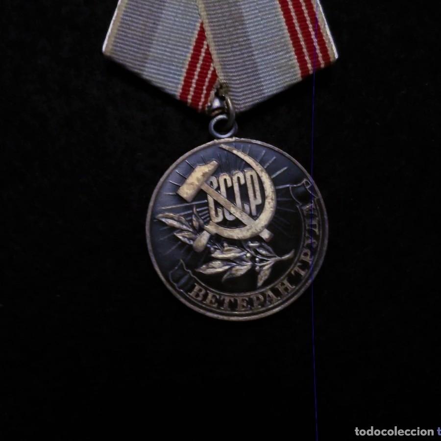 Militaria: MEDALLA SOVIETICA DE VETERANO EN EL TRABAJO. URSS. SIGLO XX