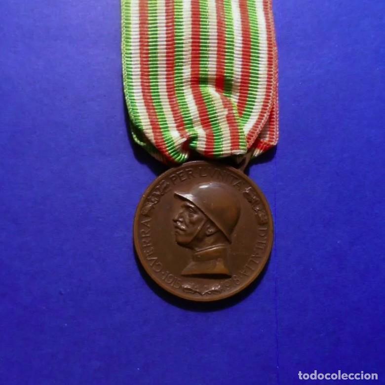 Militaria: MEDALLA GUERRA PER L'UNITA 1914 1918. ITALIA. DEL BRONCE DE LOS CA&Ntilde;ONES ENEMIGOS