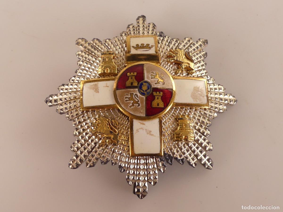 Militaria: PLACA MERITO MILITAR. DISTINTIVO BLANCO. EPOCA REY JUAN CARLOS