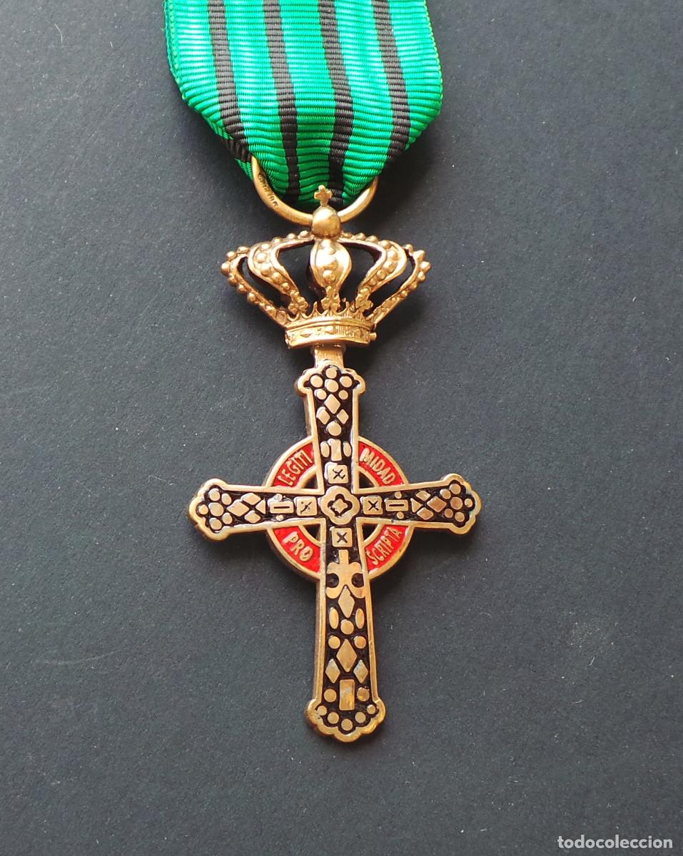 Militaria: REAL ORDEN DE LA LEGITIMIDAD PROSCRIPTA, CONDECORACI&Oacute;N DIN&Aacute;STICA CREADA 1923 PRETENDIENTE CARLISTA