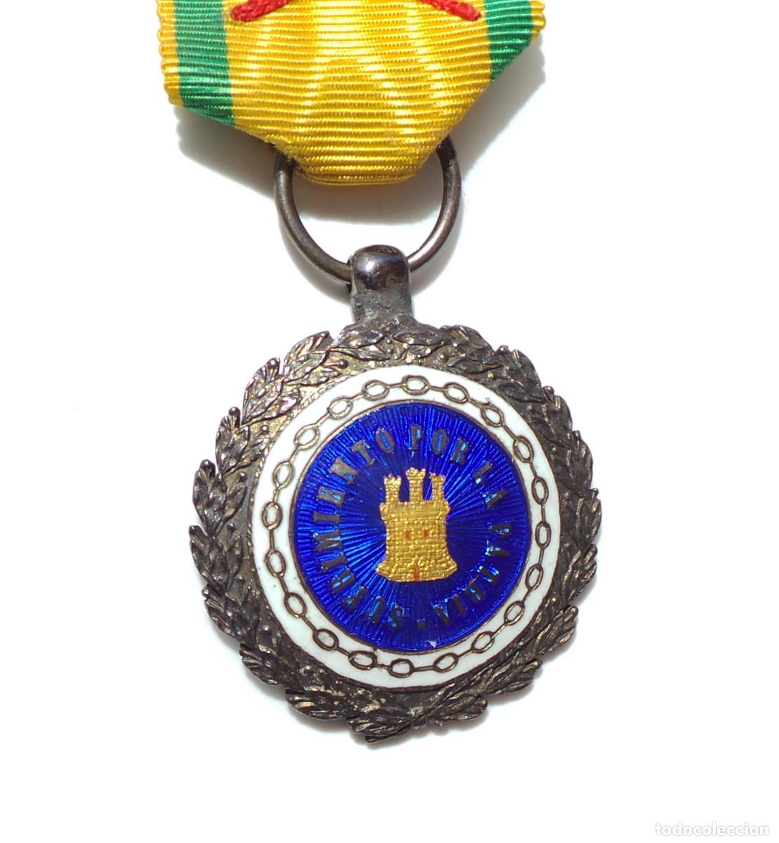 Militaria: SUFRIMIENTO POR LA PATRIA. ANILLA MARCADA FABRICANTE.PLATA. ALFONSO XIII. CASTILLO GRIPADO EN ORO.