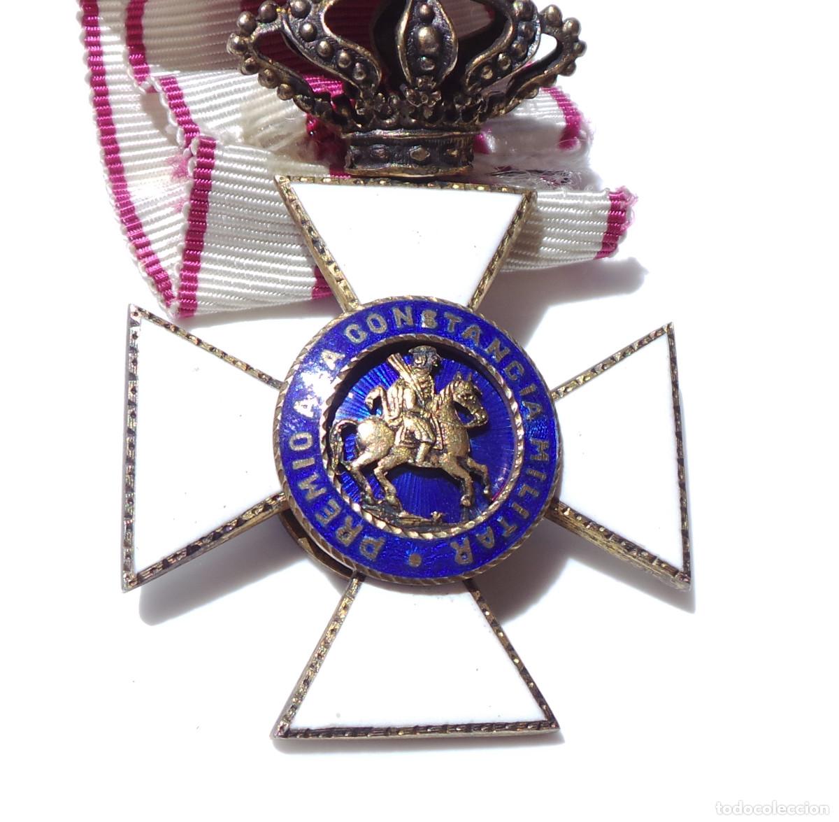 Militaria: CRUZ DE LA REAL Y MILITAR ORDEN DE SAN HERMENEGILDO. PREMIO A LA CONSTANCIA MILITAR. PLATA.