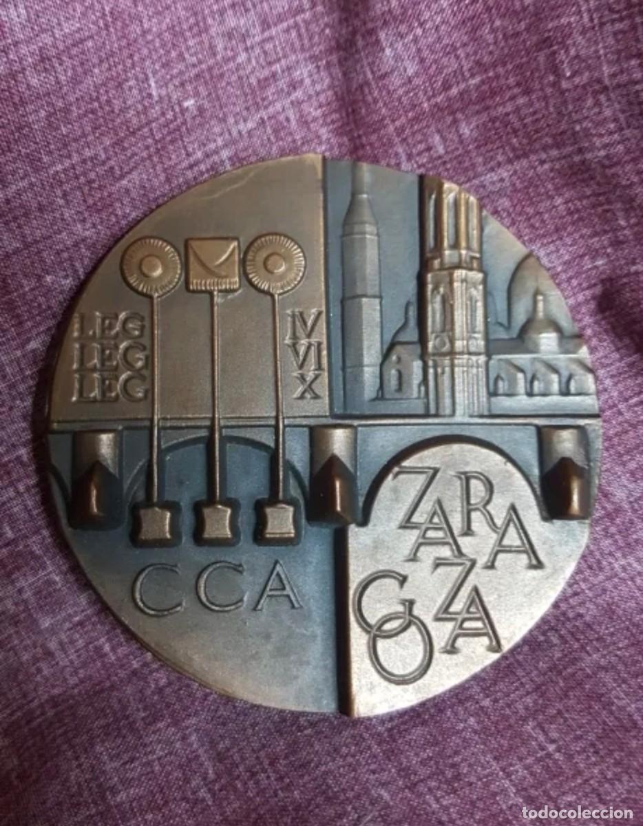 Militaria: Medalla serie ciudades. Zaragoza. A&ntilde;o 1964
