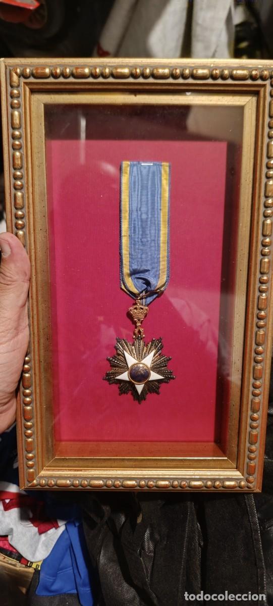 Militaria: ANTIGUA MEDALLA ENCOMIENDA ORDEN DEL NILO DE EGIPTO, VA EN CUADRO,