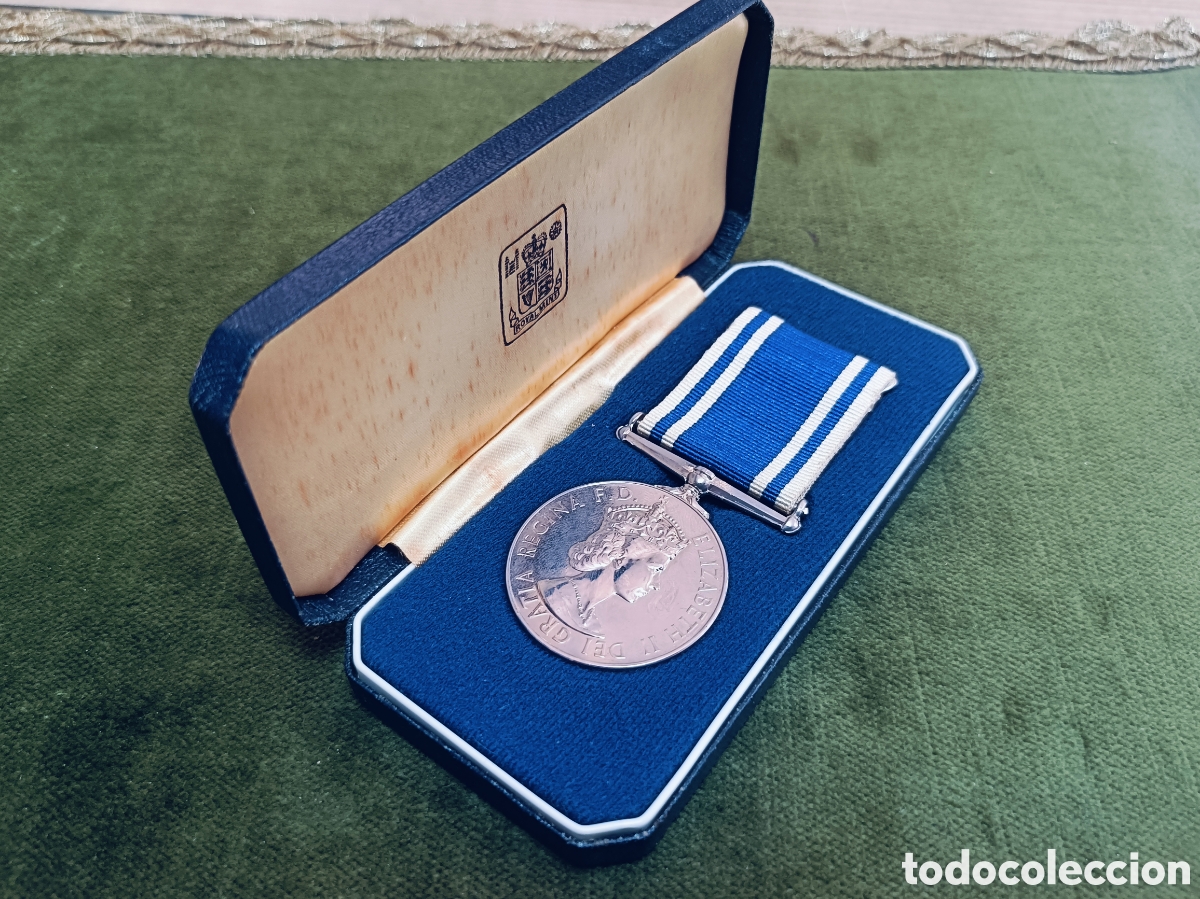 Militaria: REINO UNIDO. MEDALLA DE BUENA CONDUCTA POR LARGO SERVICIO POLICIAL. CON CAJA ORIGINAL