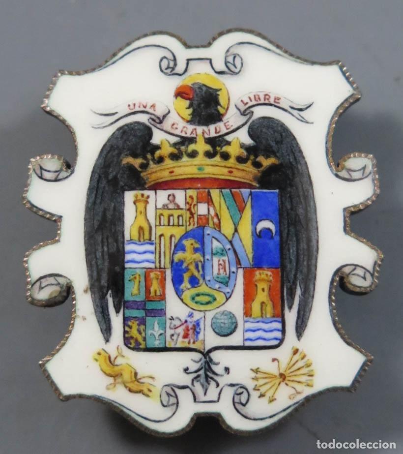 Militaria: INSIGNIA DE OJAL. DIPUTACION DE MADRID. ESMALTE Y &iquest;PLATA?.