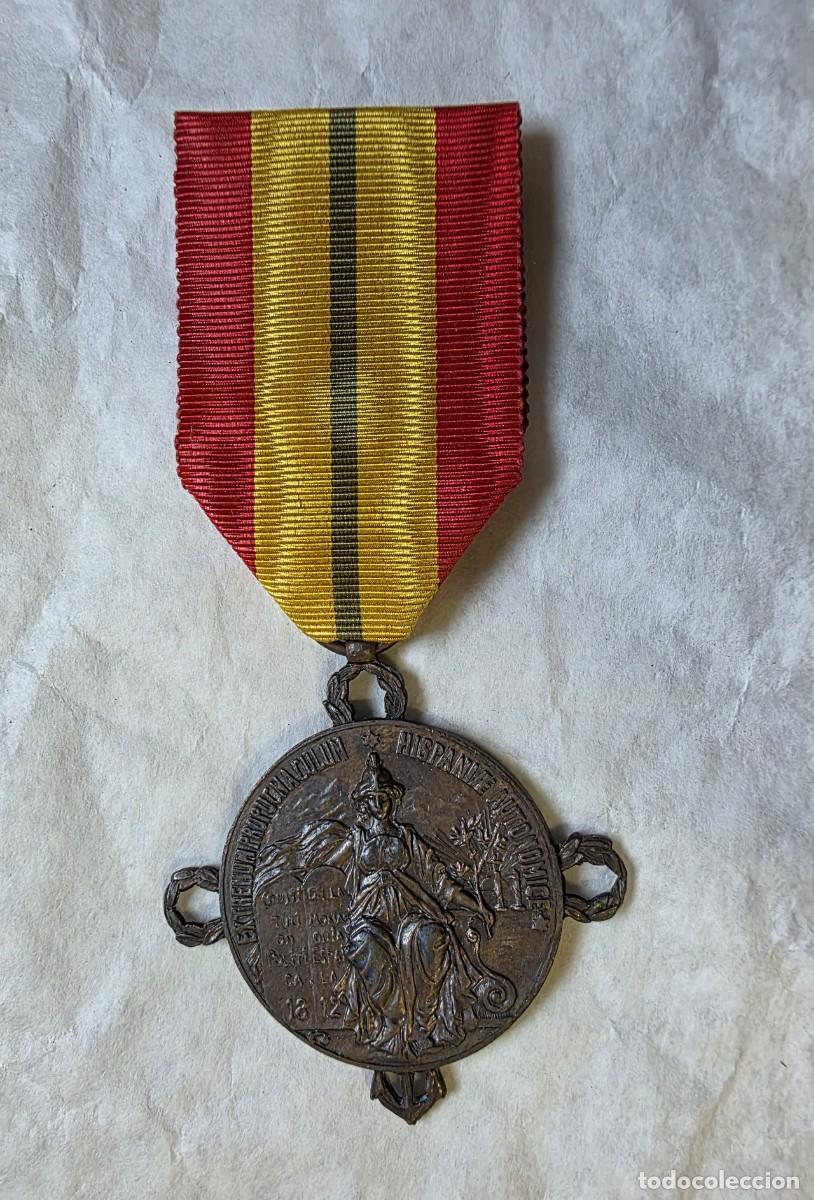 Militaria: Medalla Centenario C&aacute;diz, con cinta para descendientes, sin prendedor