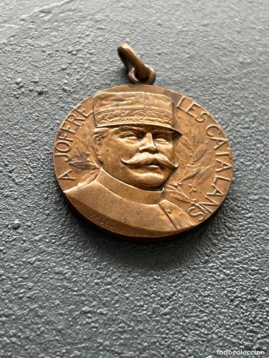 Militaria: Medalla catalana Primera Guerra Mundial antigua