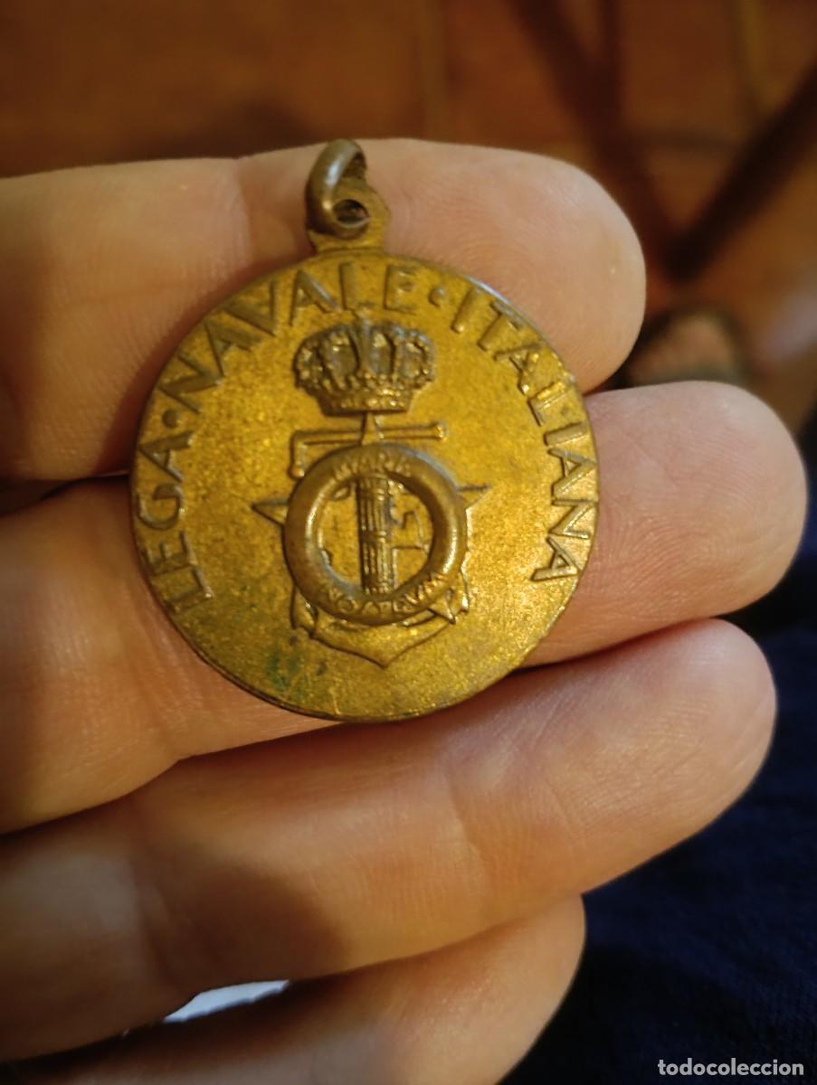 Militaria: Medalla lega navale italiana