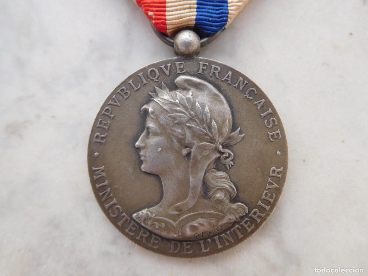 Militaria: Francia. Medalla de trabajos p&uacute;blicos 1912 modelo Marey