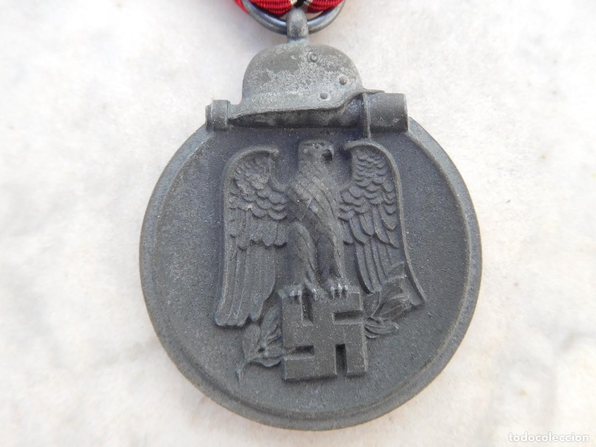 Militaria: Alemania III Reich. Medalla de la campa&ntilde;a del este marcada 6 winterschlacht im osten