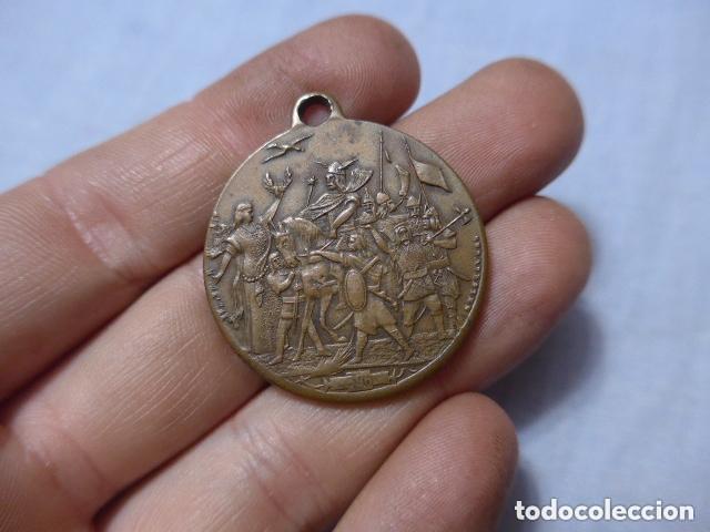 Militaria: Antigua medalla hungara de 1896, original, hungria.