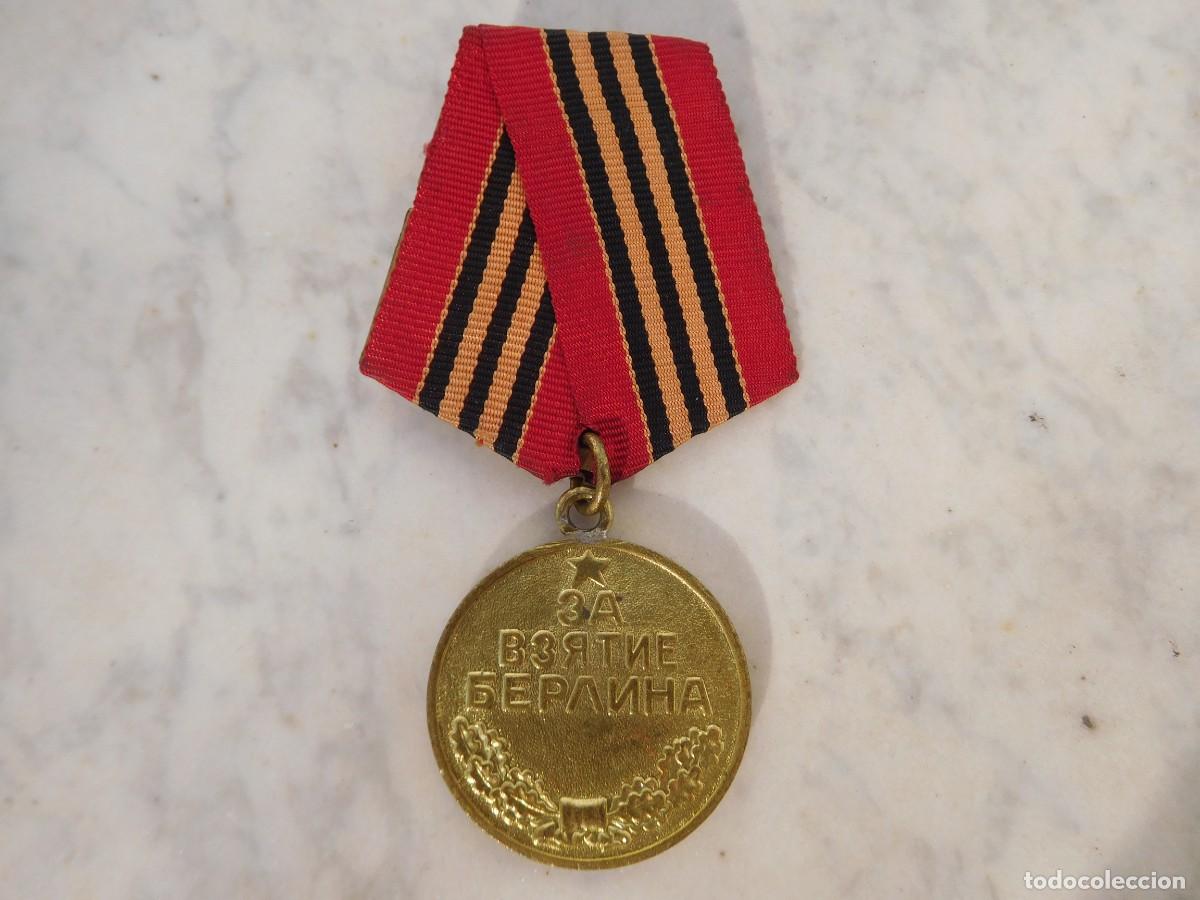 Militaria: Rusia URSS. Medalla por la captura de Berl&iacute;n. WW2