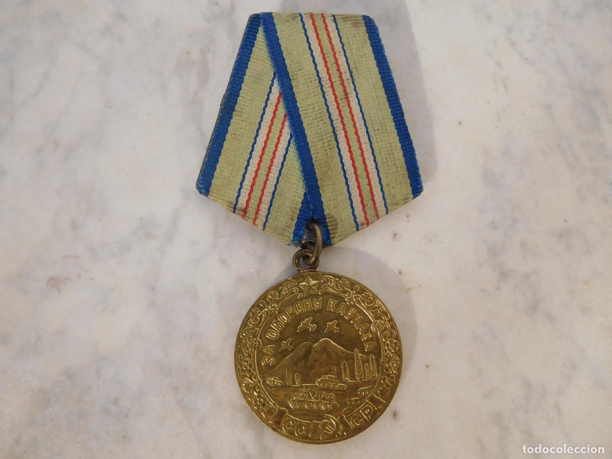 Militaria: Rusia URSS. Medalla por la defensa del C&aacute;ucaso. WW2