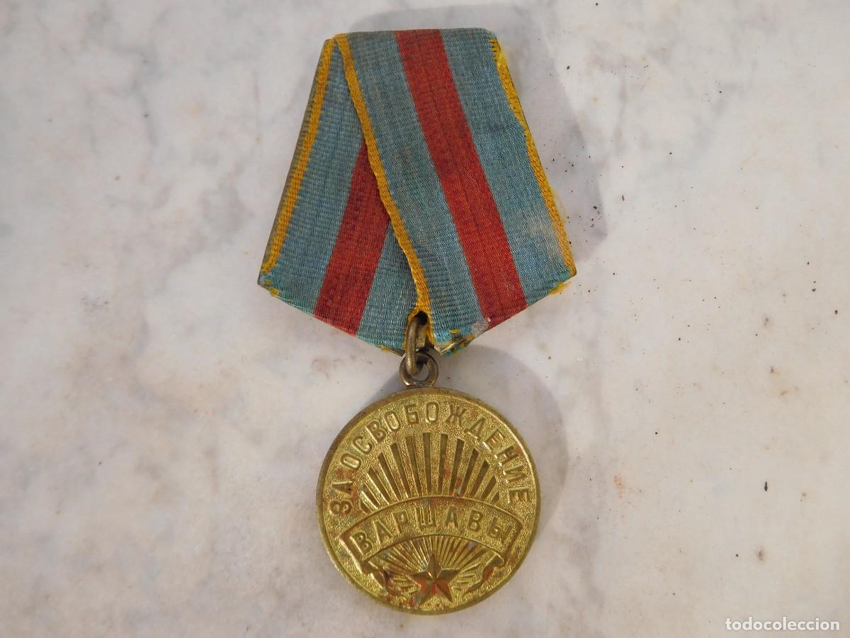 Militaria: Rusia URSS. Medalla por la liberaci&oacute;n de Varsovia. WW2