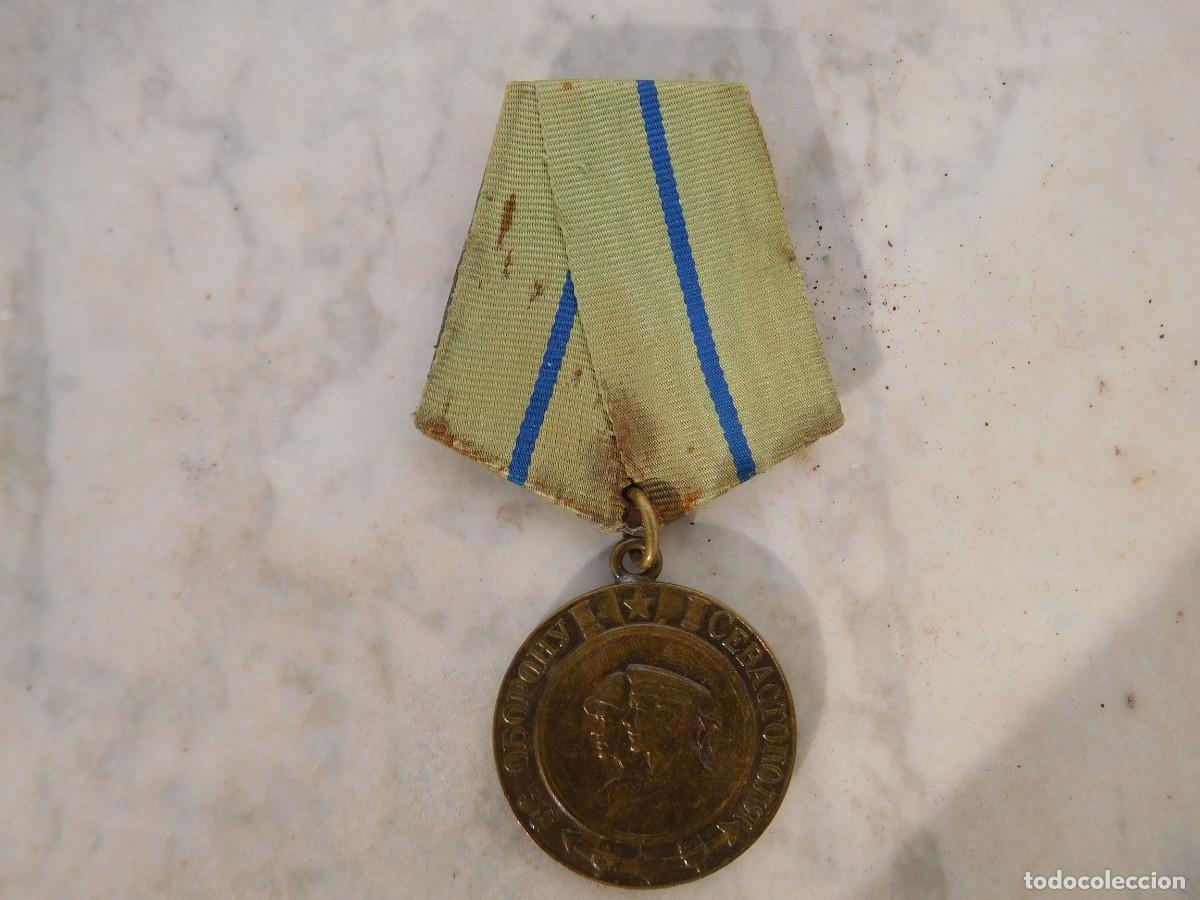 Militaria: Rusia URSS. Medalla por defensa de Sebastopol. WW2