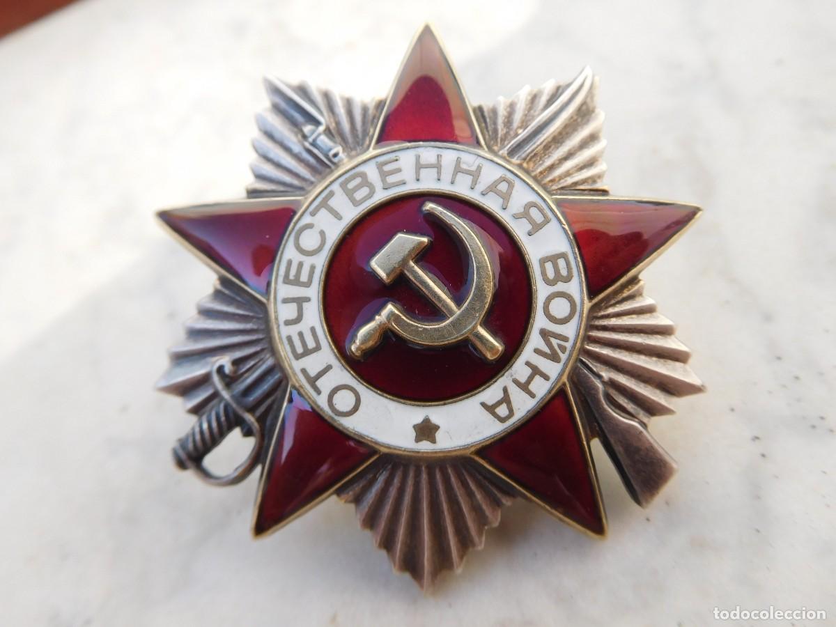Militaria: Rusia URSS. Orden sovi&eacute;tica de la gran guerra patri&oacute;tica de 2&ordf; Clase. 2.388.583