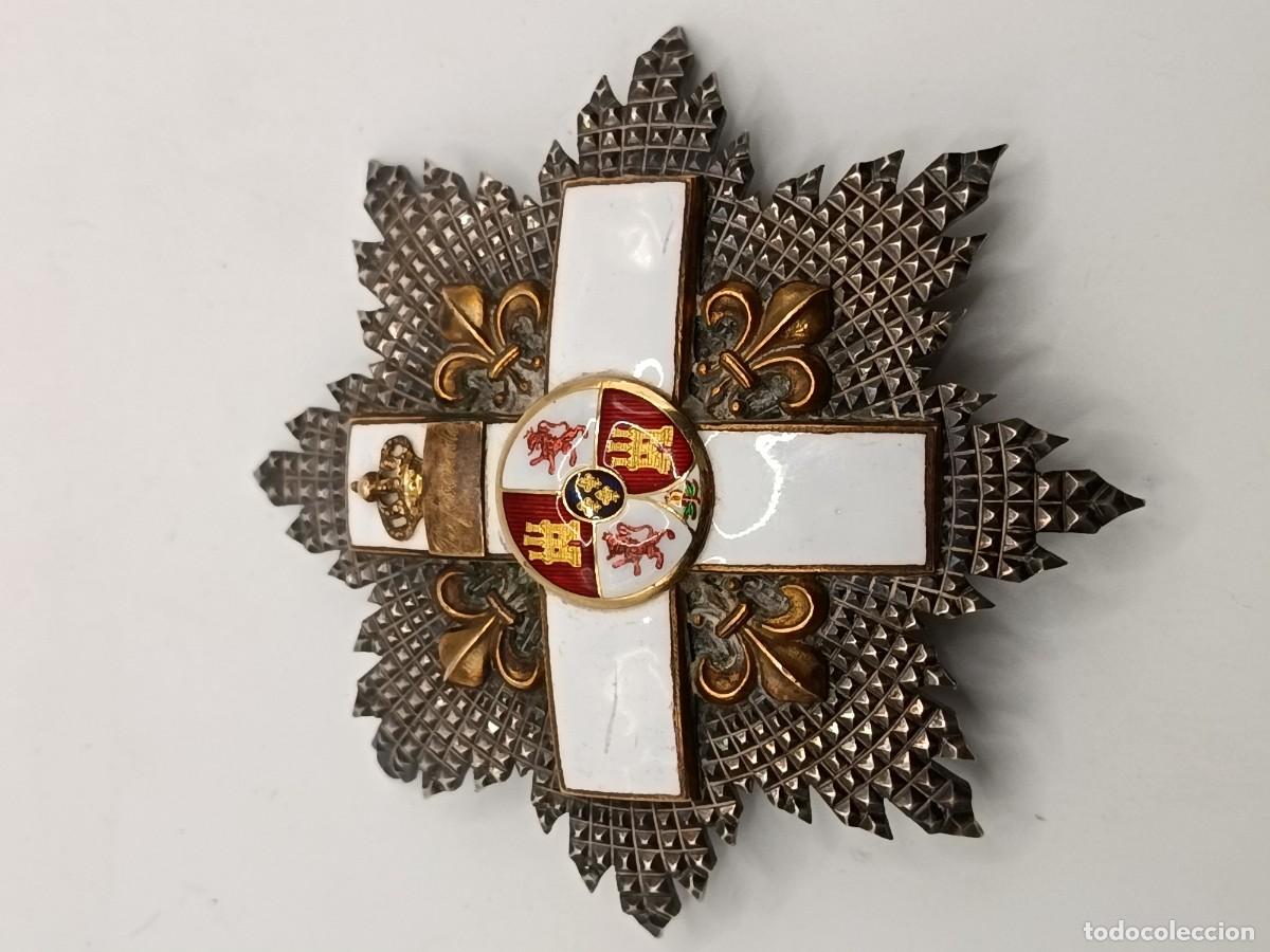 Militaria: Orden del m&eacute;rito militar grabada Profesorado siglo 19en Espa&ntilde;a