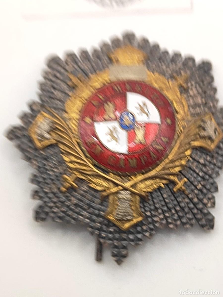 Militaria: Placa cruz de Guerra con Palmas