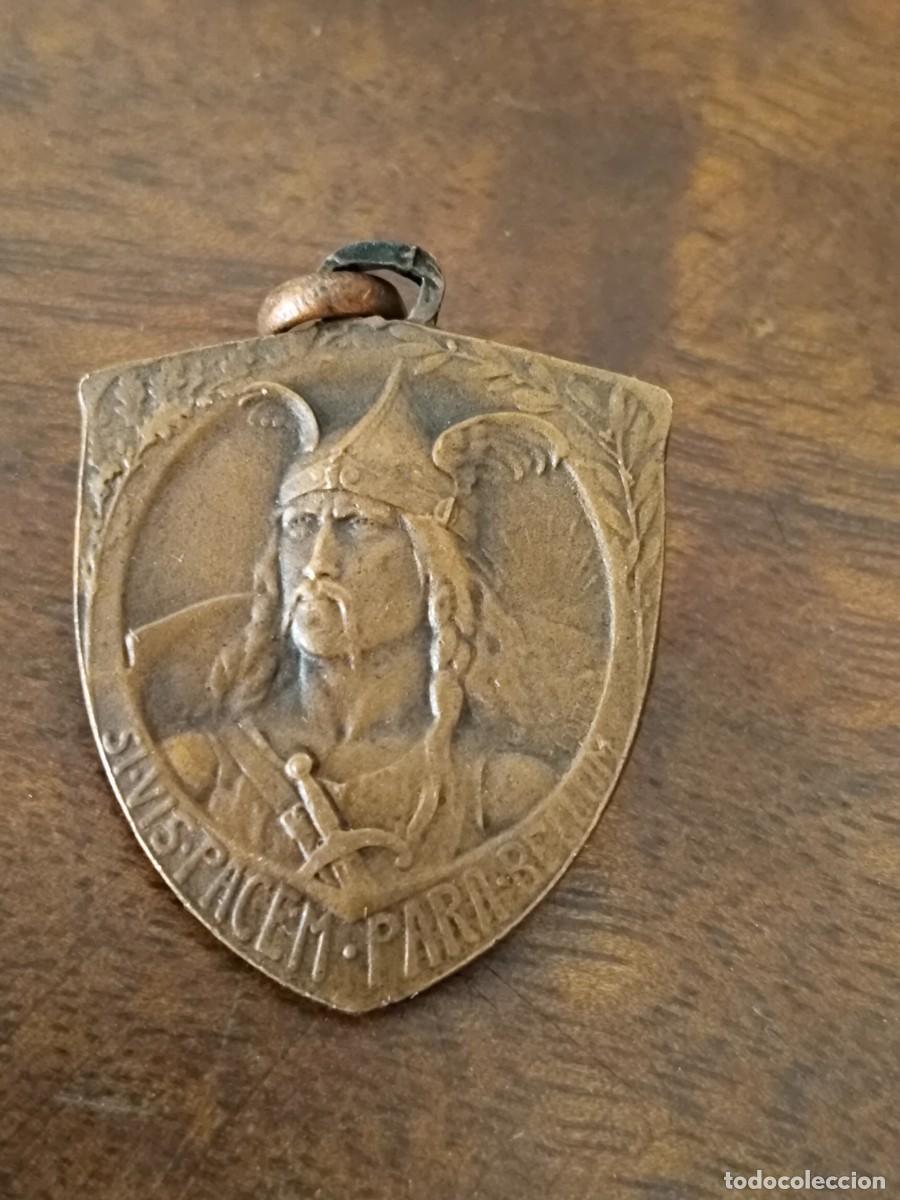 Militaria: Medalla Union Velocipedique de France. Uni&oacute;n Ciclista francesa. Primera Guerra Mundial.