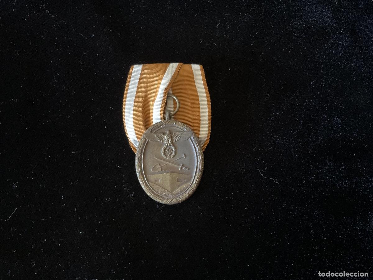 Militaria: PASADOR GALA MEDALLA MURO ATLANTICO. ALEMANIA SEGUNDA GUERRA MUNDIAL. III REICH.