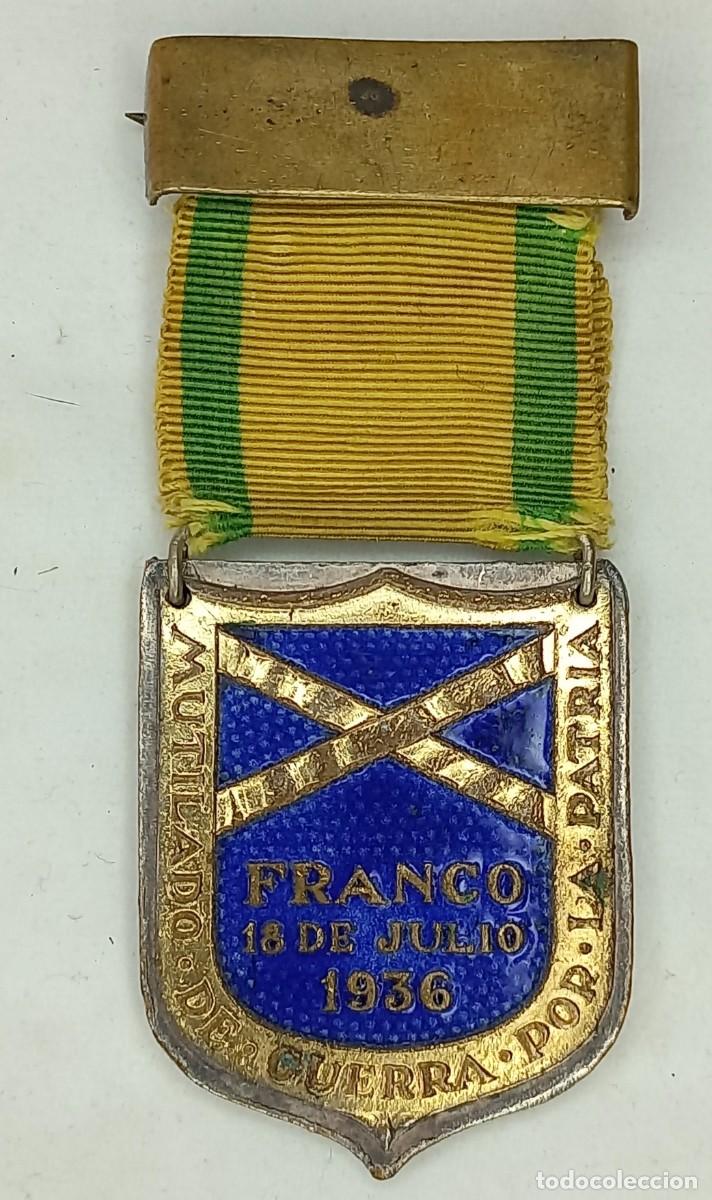Militaria: MEDALLA , CONDECORACION MILITAR ESPA&Ntilde;OLA, DE MUTILADO DE LA GUERRA POR LA PATRIA - GUERRA CIVIL 1936