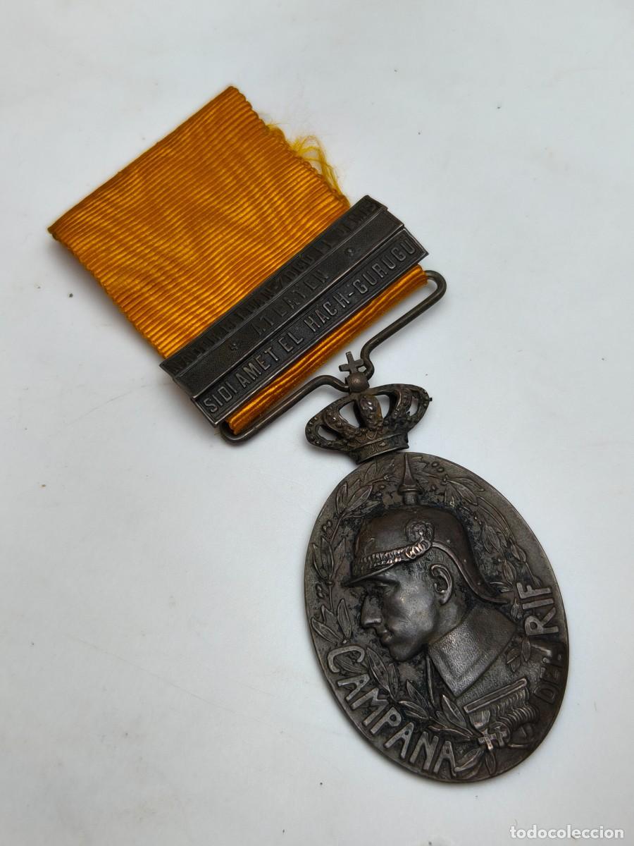 Militaria: Medalla de Rif 1909 para oficial