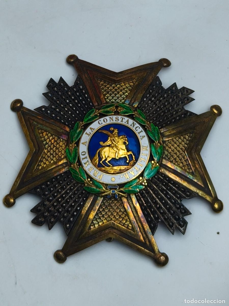 Militaria: Placa de San Hermenegildo de &eacute;poca Isabel 2