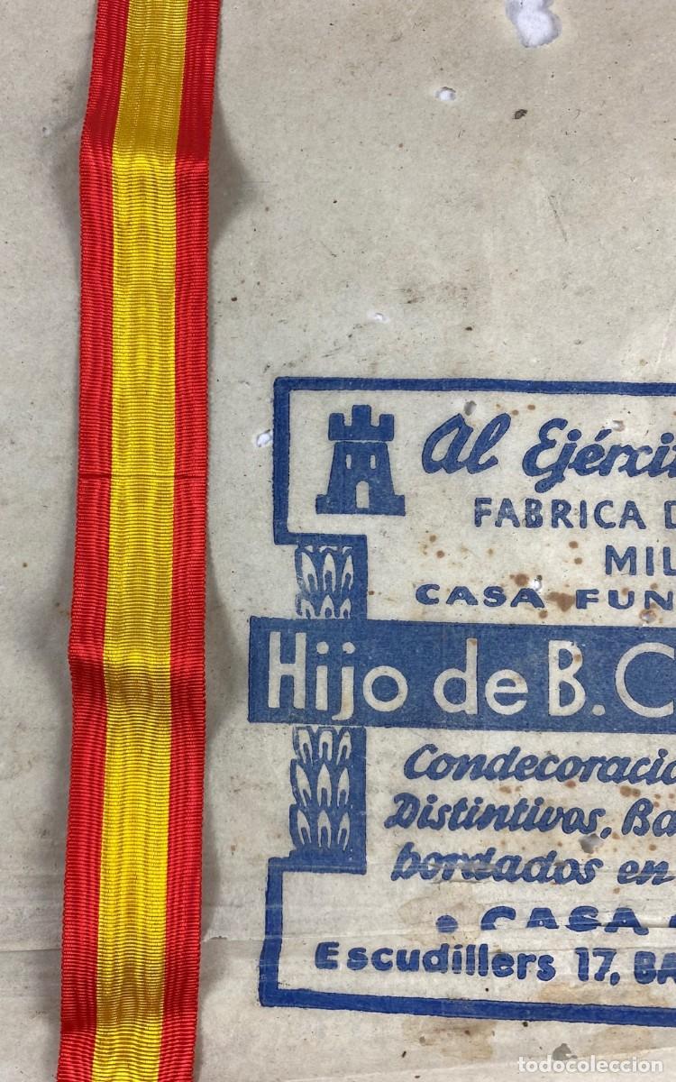 Militaria: CINTA DE CONDECORACI&Oacute;N COMERCIALIZADA EN ESPA&Ntilde;A POR CASTELLS ENTRE 1834 Y 1949 ORIGINAL REFERENCIA-2