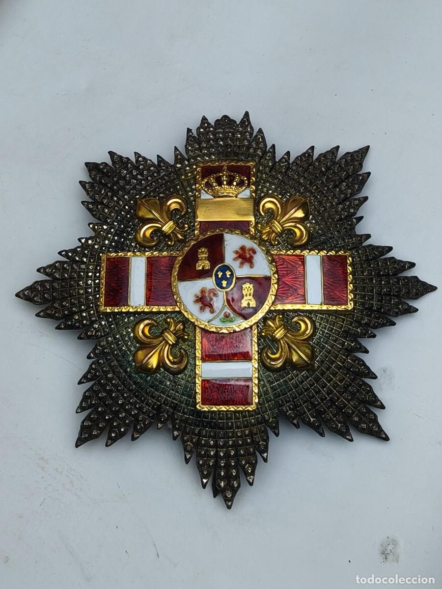 Militaria: Cruz Placa Orden M&eacute;rito Militar Roja Pensionada