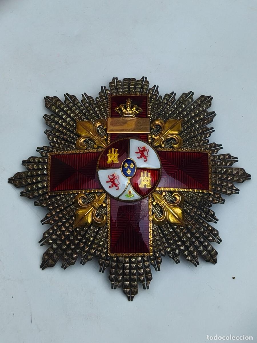 Militaria: Gran Cruz Placa Orden M&eacute;rito Militar Roja